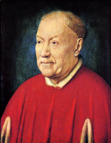 Jan van Eyck - Portrait of cardinal Albergati