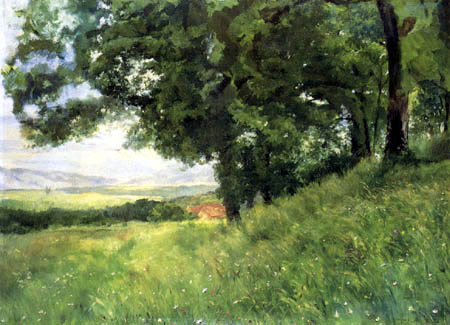 Louis Eysen - A Summer Landscape