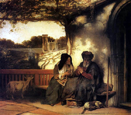 Barent Fabritius - Tobias and his wife