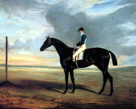 John Ferneley, Snr. - Rennpferd Cadland mit Jockey