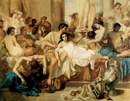 Anselm Feuerbach - The Romans in the time of decline