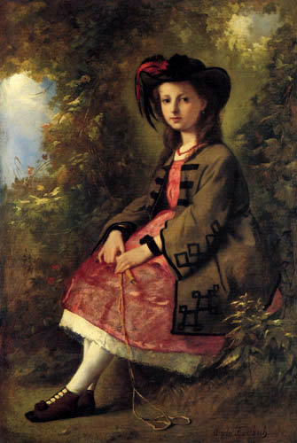Anselm Feuerbach - Portrait of Giacinta Neri