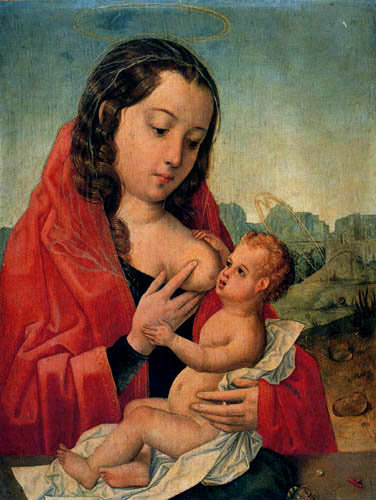 Juan de Flandes - The Virgin and the child