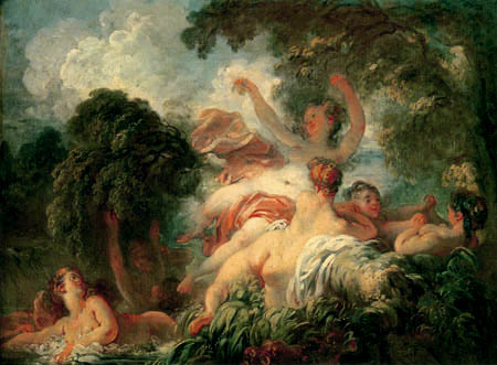 Jean-Honoré Fragonard - The bathing