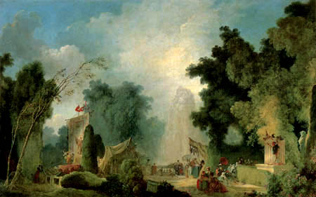 Jean-Honoré Fragonard - The Folk Festival of Saint - Cloud