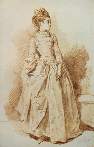 Jean-Honoré Fragonard - Une jeune femme