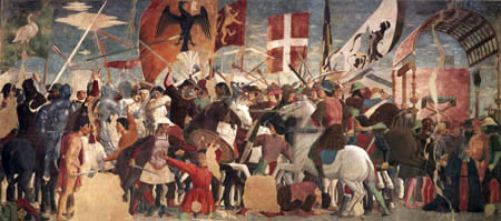Piero della Francesca - La bataille entre Héraclius et Khosrô