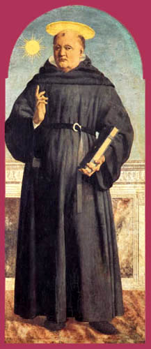 Piero della Francesca - Saint Nicolas de Tolentino