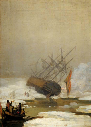 Caspar David Friedrich - A ship in the polar sea