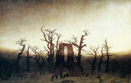 Caspar David Friedrich - Abbey in an oak forest