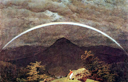 Caspar David Friedrich - Landscape with rainbow