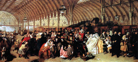 William Powell Frith - The Railway Station