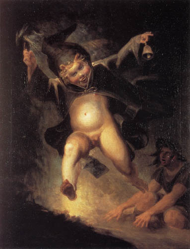 Johann Heinrich Füssli - Das Irrlicht (Friar Puck)