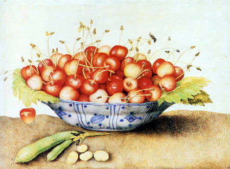 Giovanna Garzoni - Cherries in a bowl