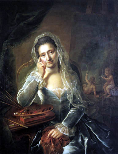 Anna Rosina de Gasc - Selfportrait