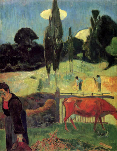 Paul Gauguin - La vaca roja
