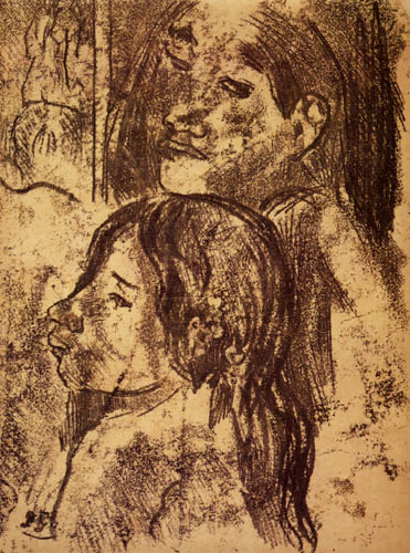 Paul Gauguin - Eingeborene auf den Marquesas