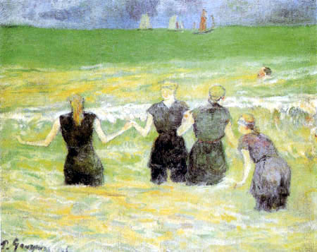 Paul Gauguin - Badende in Dieppe