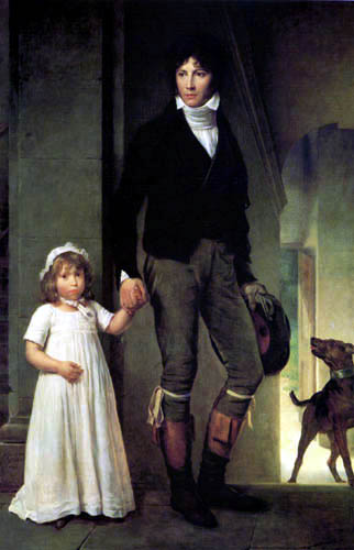 Francois Gérard - Jean-Baptiste Isabey mit seiner Tochter