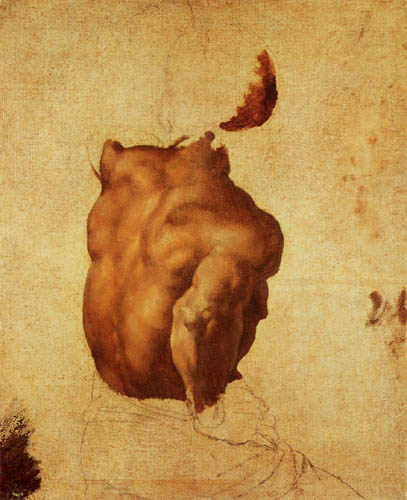 Théodore Géricault - Torso eines Farbigen