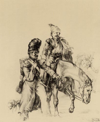 Théodore Géricault - Rückzug aus Russland
