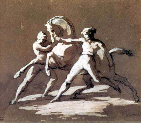 Théodore Géricault - Freies Rennpferd