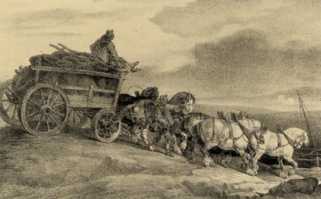 Théodore Géricault - Kohlenwagen