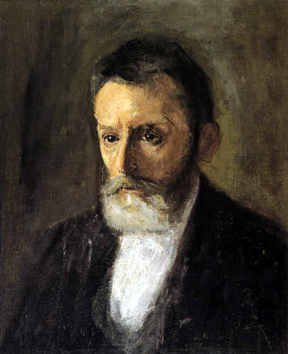 Richard Gerstl - Portrait de Carl Zentzytzki