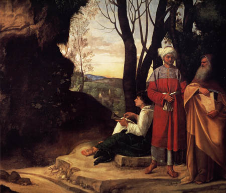 Giorgio da Castelfranco Giorgione (Barbarelli) - The three philosophers