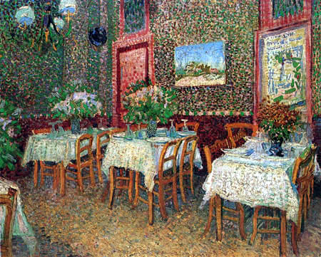 Vincent van Gogh - Innenraum eines Restaurants