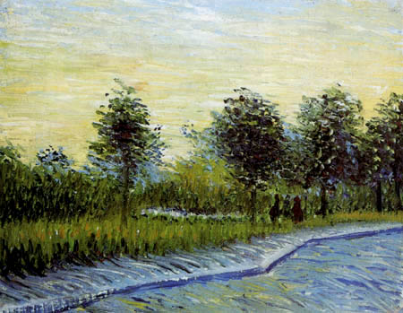 Vincent van Gogh - Im Park Voyer d Árgenson in Asnieres