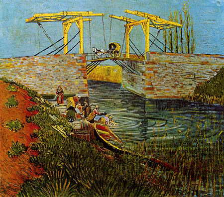 Vincent van Gogh - El puente de Langlois en Arles