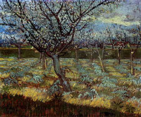 Vincent van Gogh - Blühende Pflaumenbäume