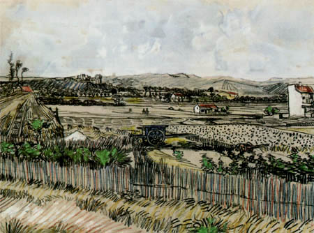 Vincent van Gogh - Cosecha en la Provence