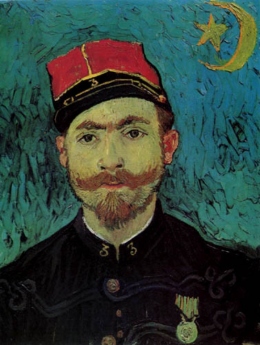 Vincent van Gogh - Milliet, Unterleutnant des Zuaven