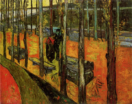 Vincent van Gogh - Les Alyscamps, Allee in Arles
