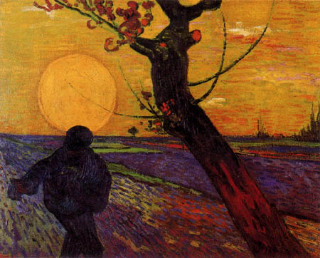 Vincent van Gogh - Sämann bei untergehender Sonne