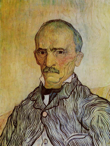 Vincent van Gogh - Trabuc in the hospital Saint Paul