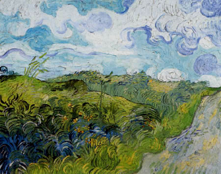 Vincent van Gogh - Campo de trigo verde