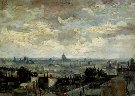 Vincent van Gogh - Vue sur Paris