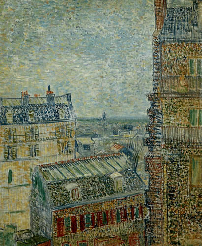 Vincent van Gogh - Vista al Paris, Rue Lepic