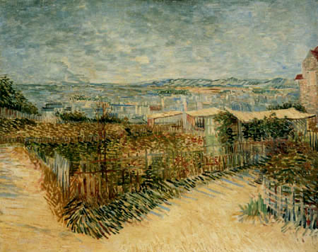 Vincent van Gogh - Schrebergärten auf dem Montmartre