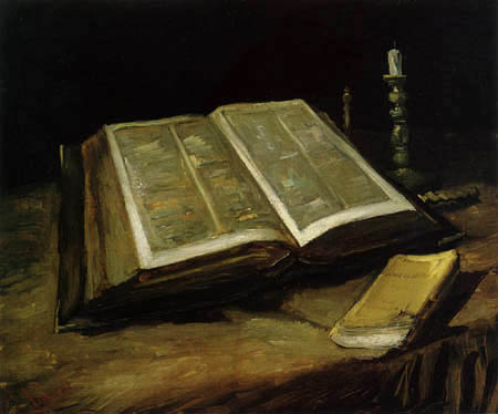 Vincent van Gogh - Bodegón con la Biblia
