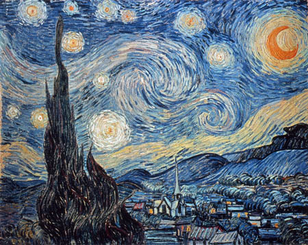 Vincent van Gogh - La noche estrellada