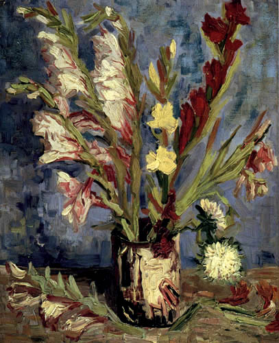 Vincent van Gogh - Vase of gladiolus