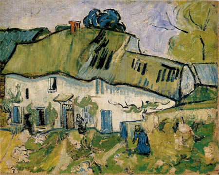 Vincent van Gogh - Haus mit zwei Figuren
