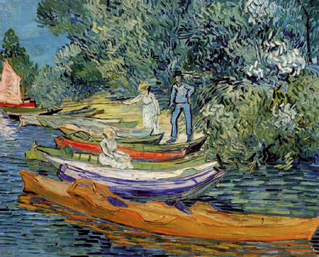 Vincent van Gogh - Ashore of Oise, Auvers