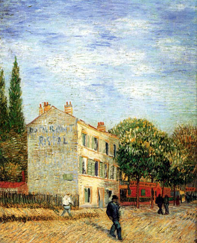 Vincent van Gogh - El restaurante Rispal en Asnières