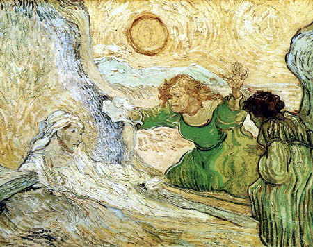 Vincent van Gogh - La resurrección de Lázaro
