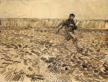Vincent van Gogh - Der Sämann